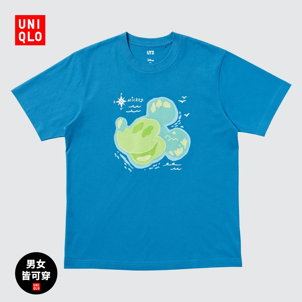 优衣库男女装情侣UT Disney印花短袖T恤迪士尼Mickey Faces476082