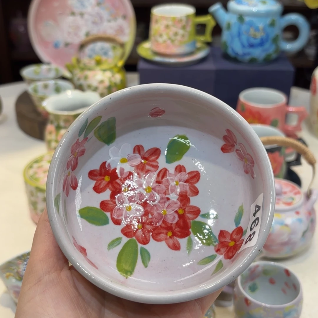 景德镇手绘高温釉下彩陶瓷茶具