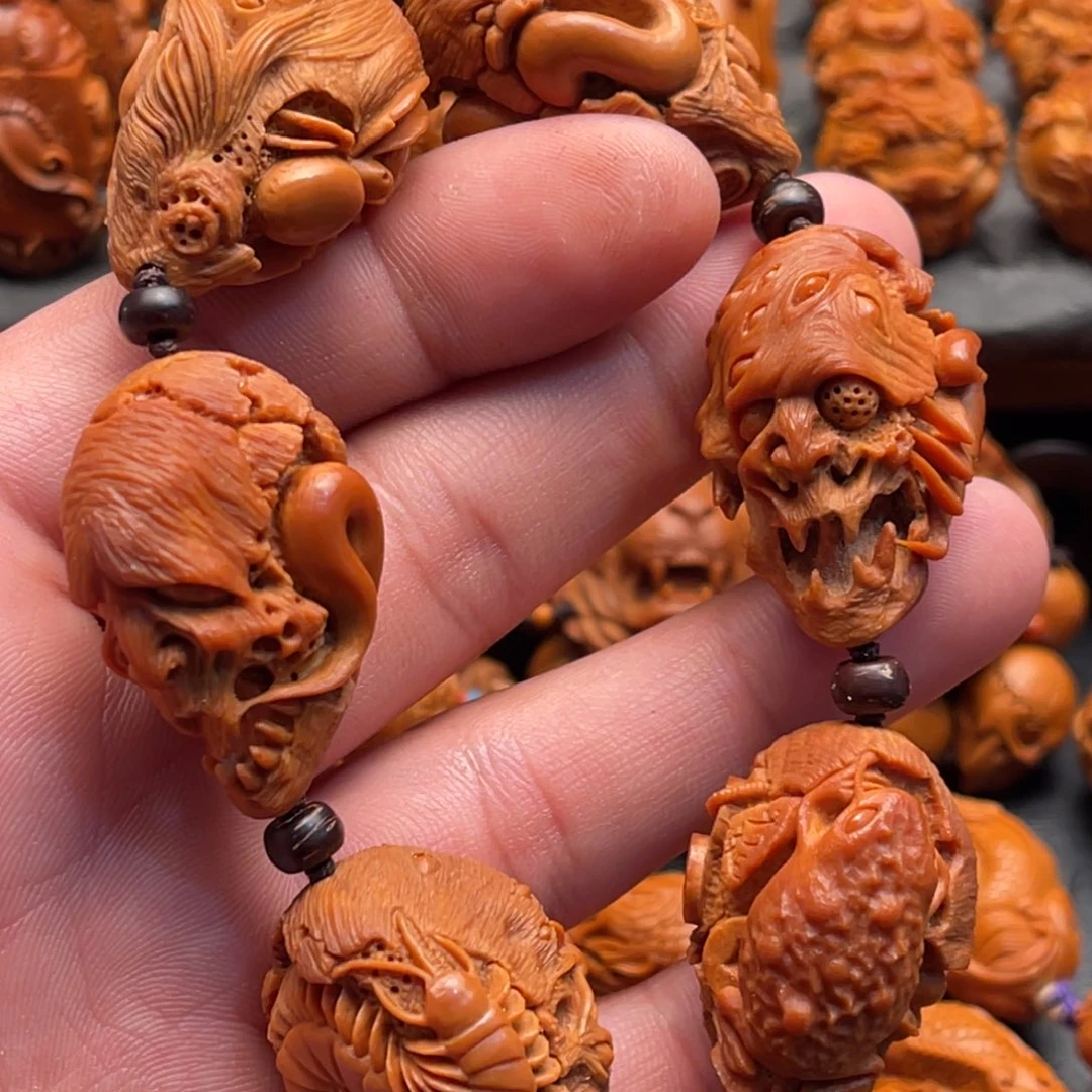 文***️手串/手链橄榄核五毒