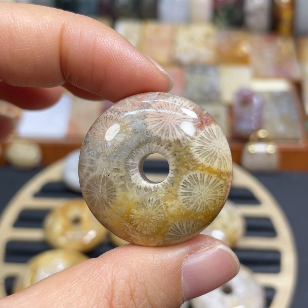 硅化玉未镶嵌颈饰k43