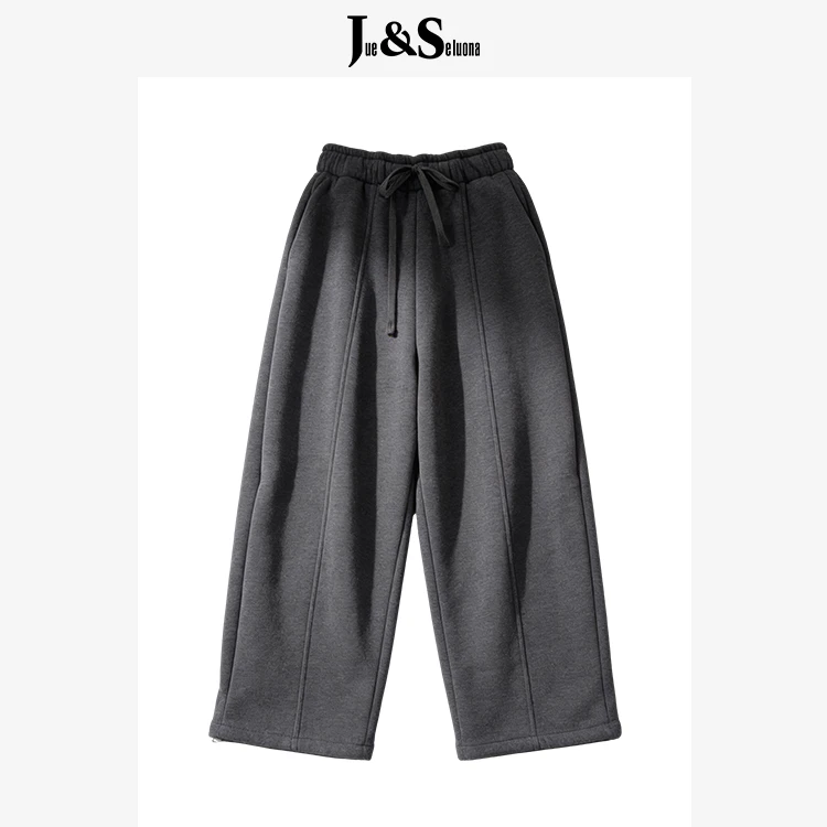 Jue&Seluona23354026灰色单裤