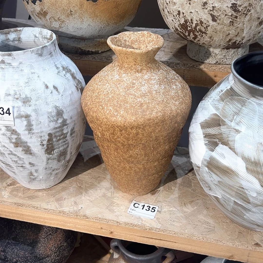 紫砂花瓶景德镇陶瓷高度