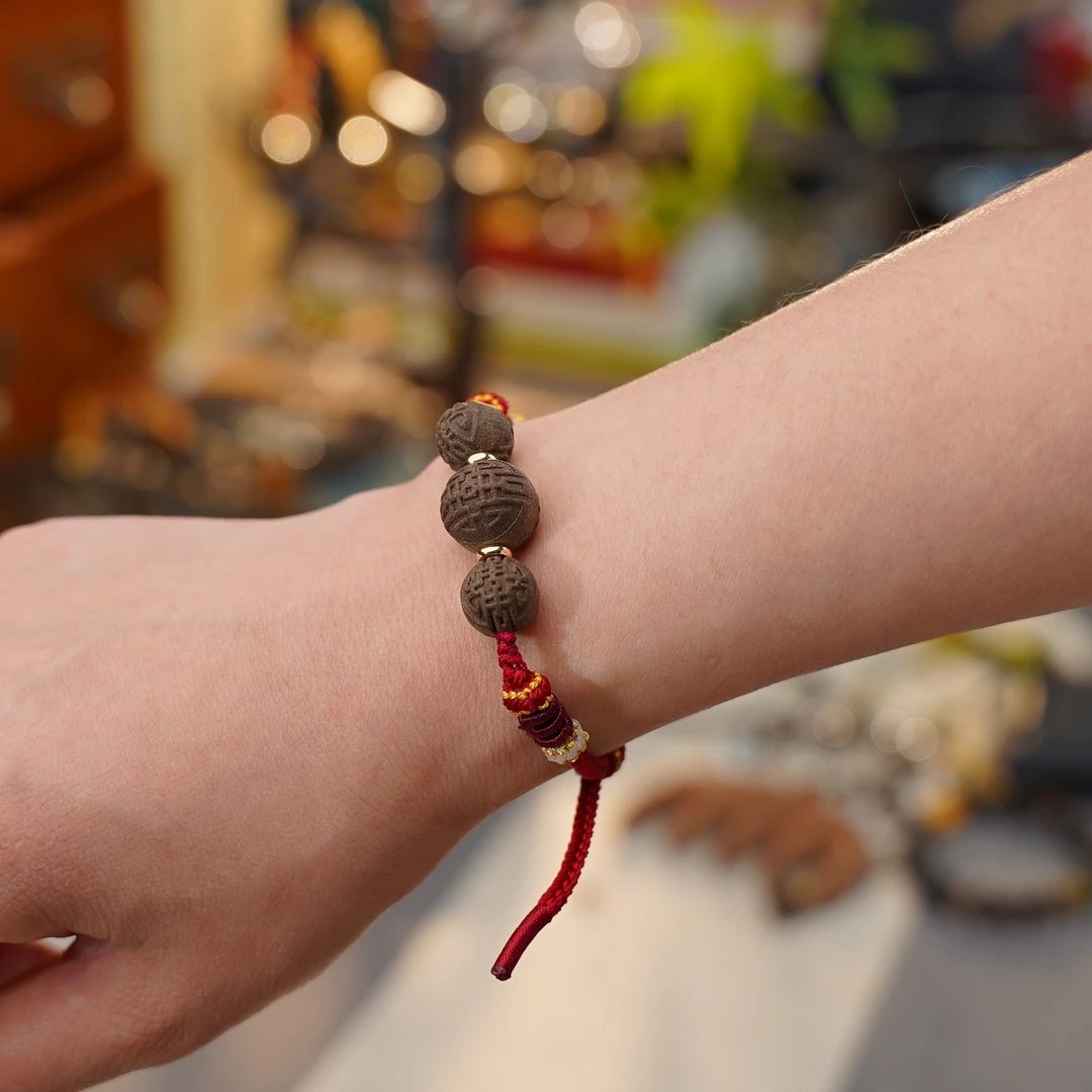 【银朱】姜早药香珠手作中药手串【畅情、安眠、轻体3种珠】