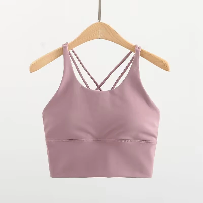 美背运动内衣女聚拢大胸防震专业跑步防下垂健身文胸外穿瑜伽背心