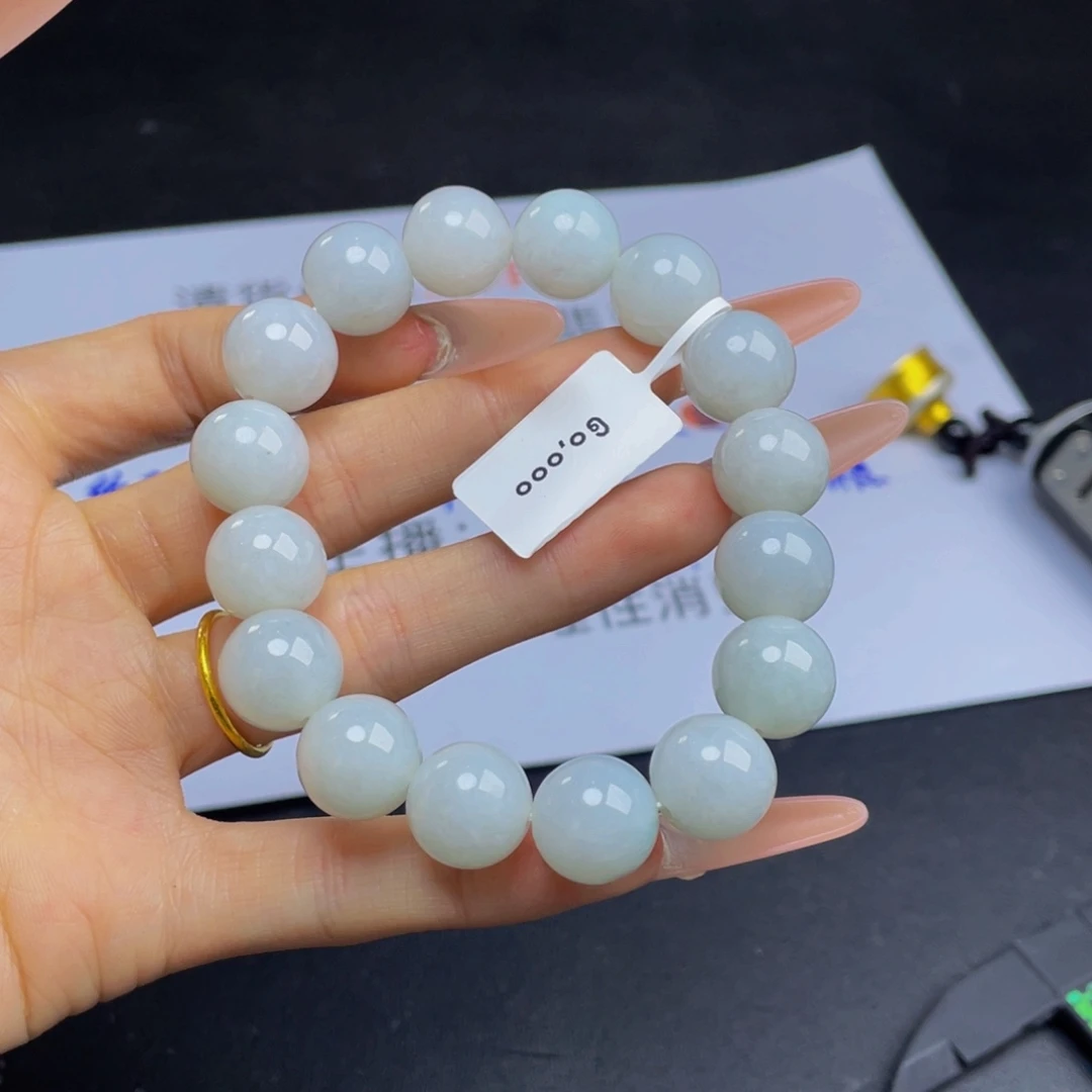 未镶嵌定制翡翠手串