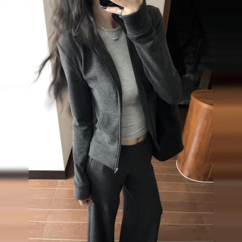 早秋季套装2025新款搭配一整套职业休闲高级感韩系穿搭气质两件套