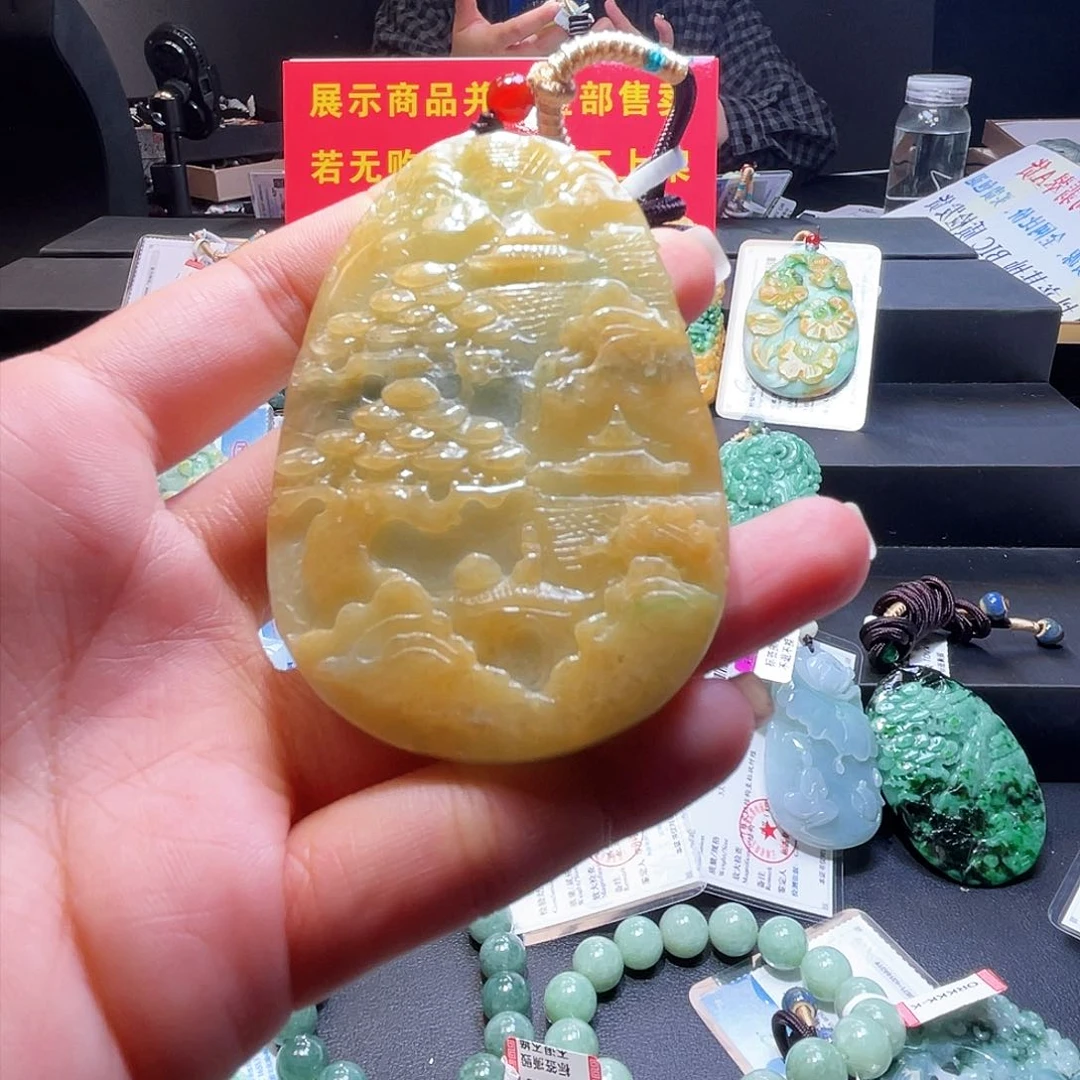 颈饰未镶嵌翡翠一