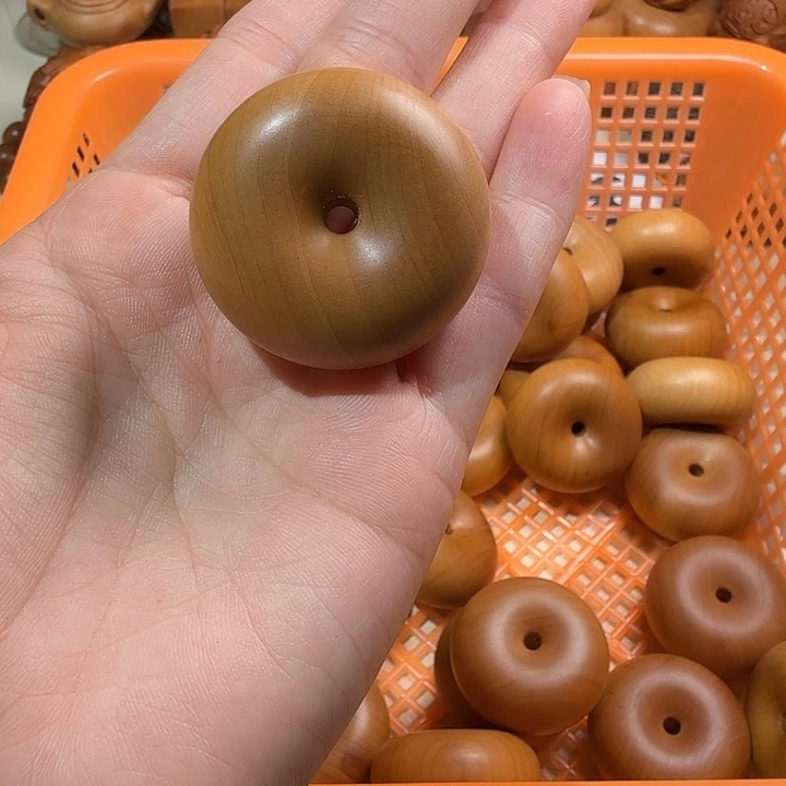 檀香木印度老山檀香精工小面包扣全品