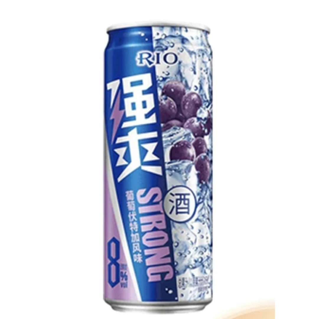 RIO/锐澳 强爽葡萄伏特加风味鸡尾酒 常温/冰镇 500ml/瓶*