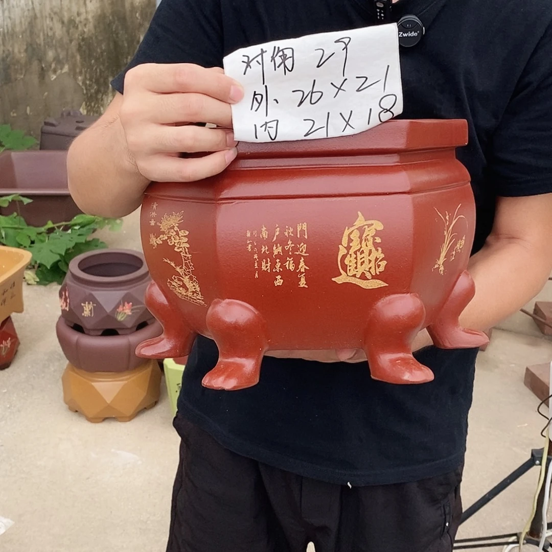 花盆紫砂紫砂花盆