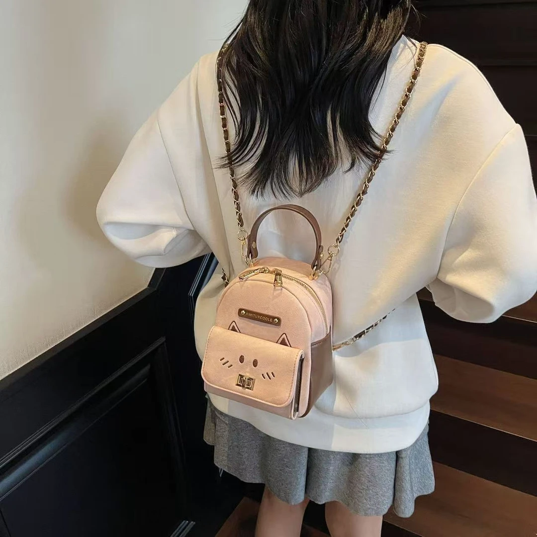 多功能女包2025新款日常通勤时尚百搭手提包洋气简约休闲双肩包邮