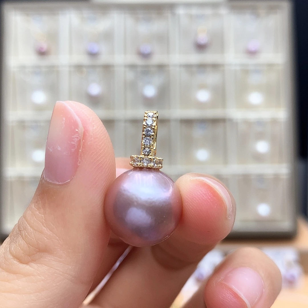 颈饰合金淡水珍珠