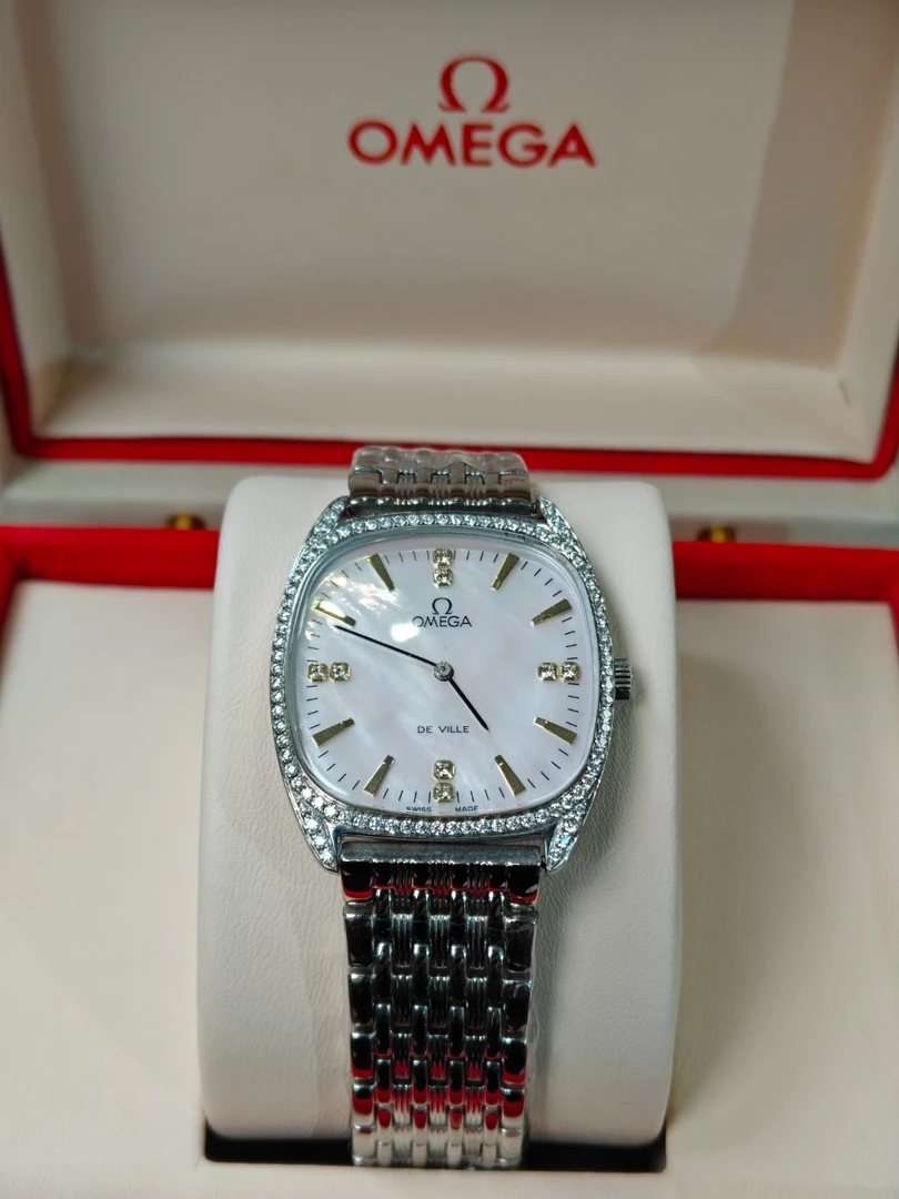 95新 Omega/欧米茄 32mm手动机械JM4165碟飞后钻瑞士名表