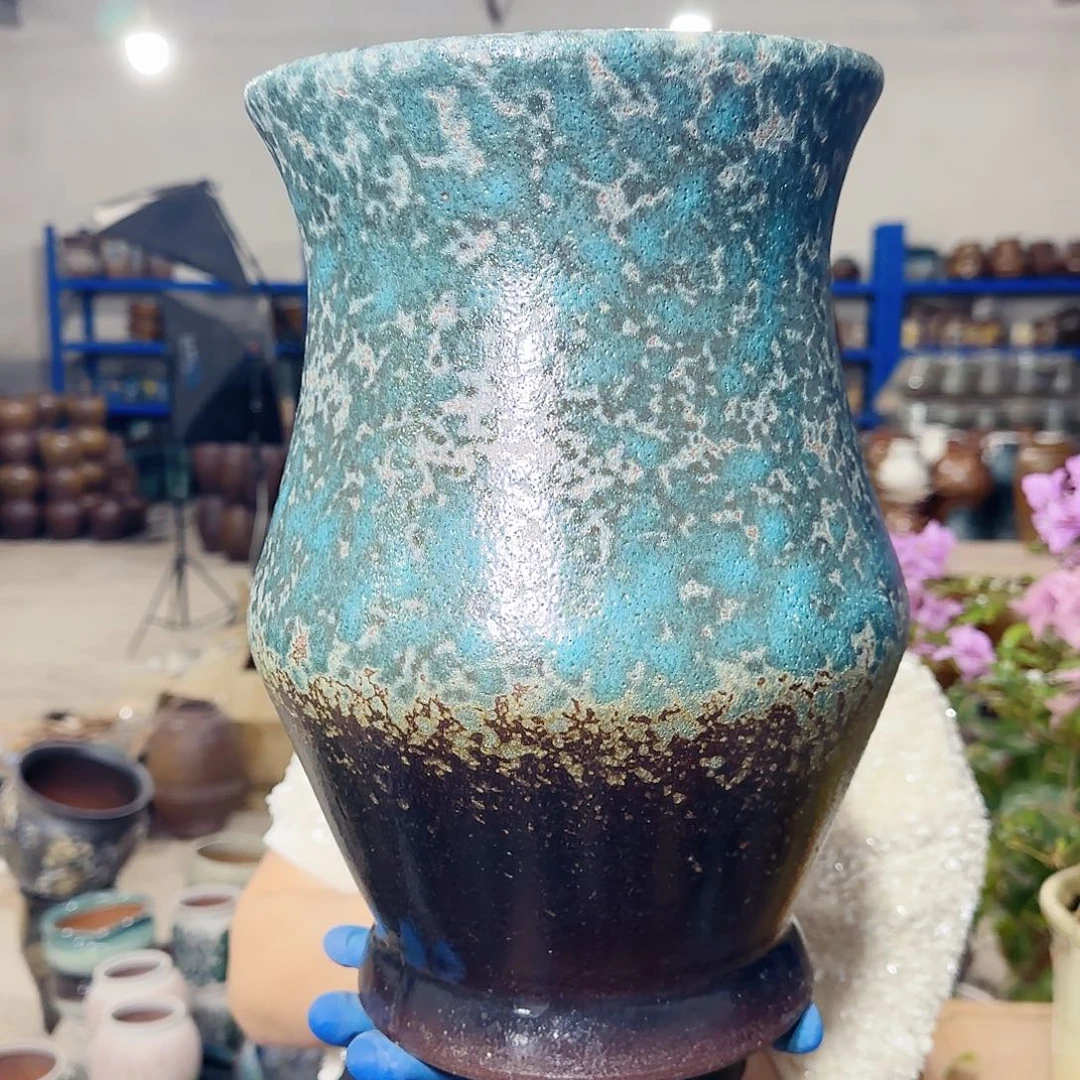 紫砂花盆高30口20