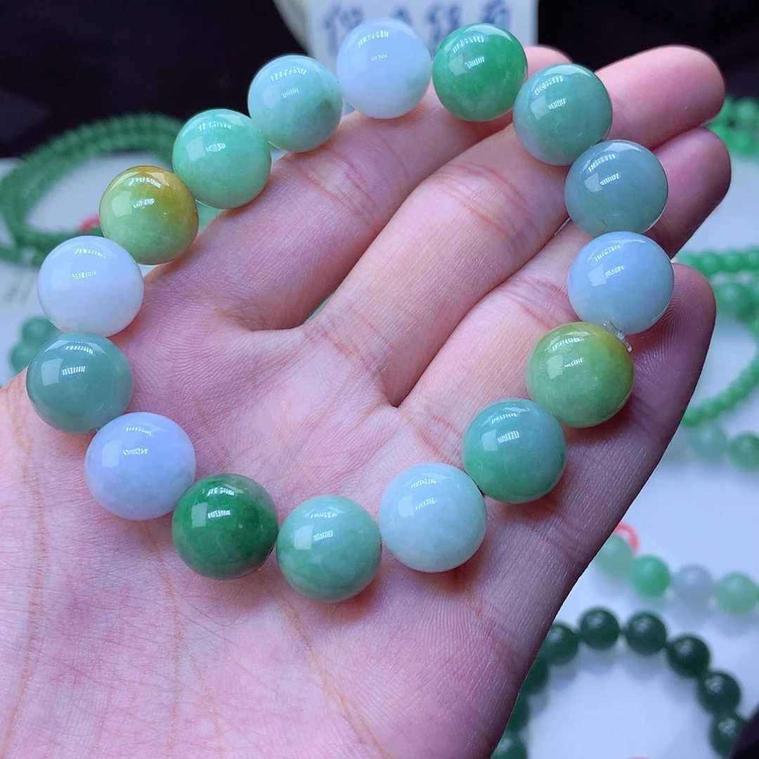 翡翠毛衣链未镶嵌