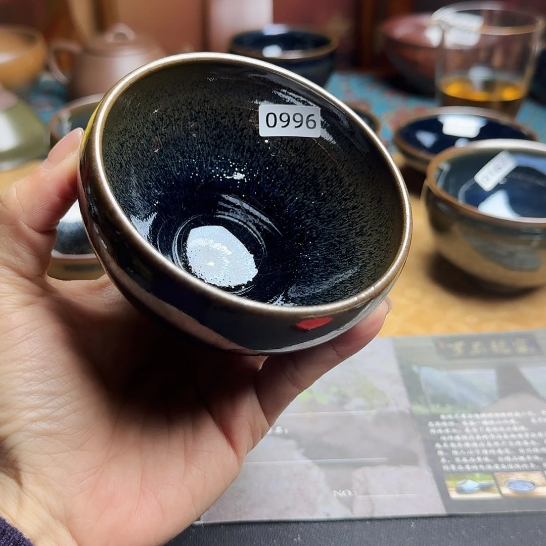 茶盏0996 柴烧手工主人杯