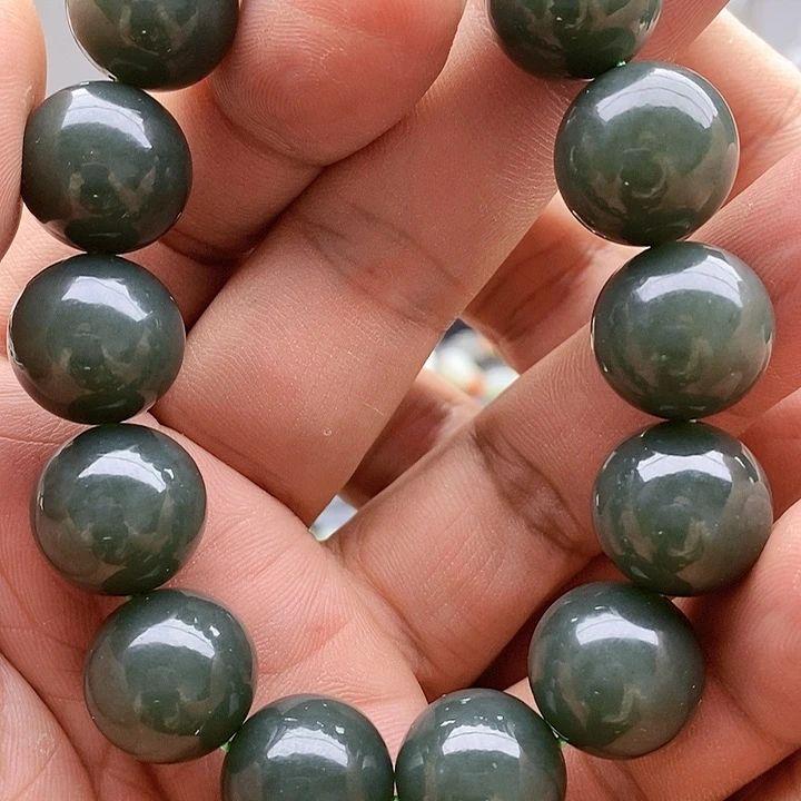 【闪购商品】手链未镶嵌和田玉16且末蓝