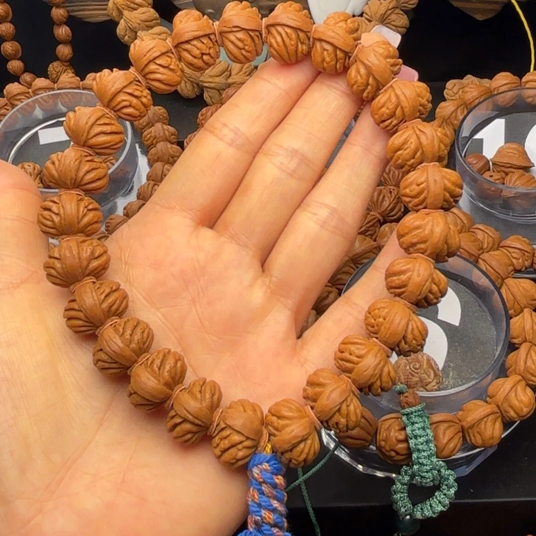 鉴***界吊坠桃核野生矮刹车片16尺寸