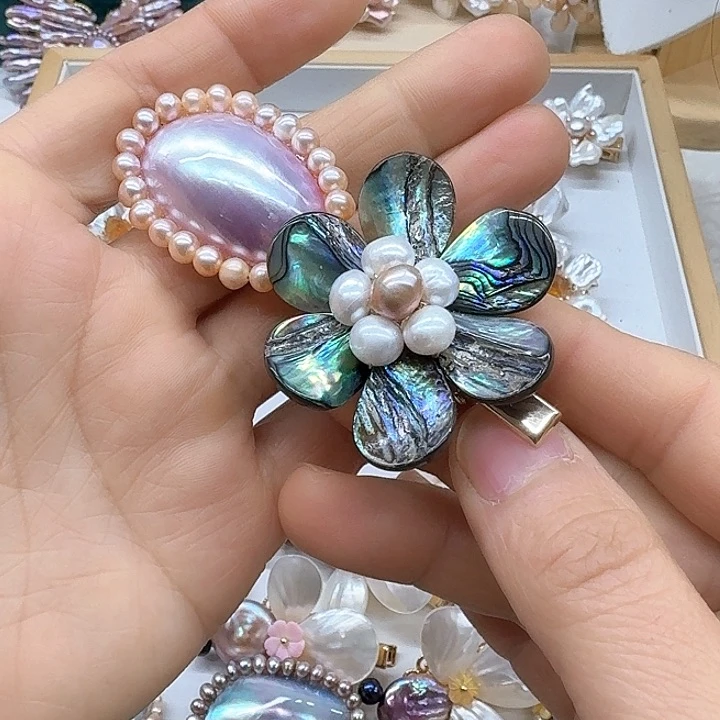 淡水珍珠甜美银S925镶嵌