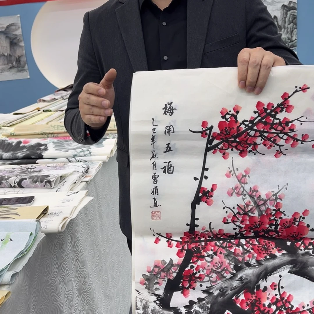 国画宣纸手绘国画作品