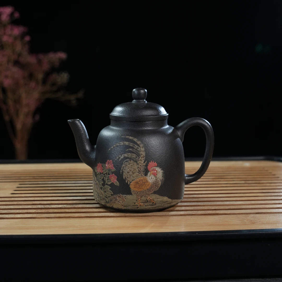 LYX-027   卢云霞   宜兴手工紫砂   宫灯