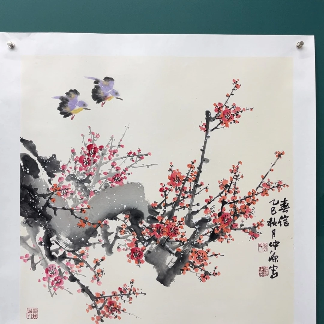 国画艺术家真人手绘