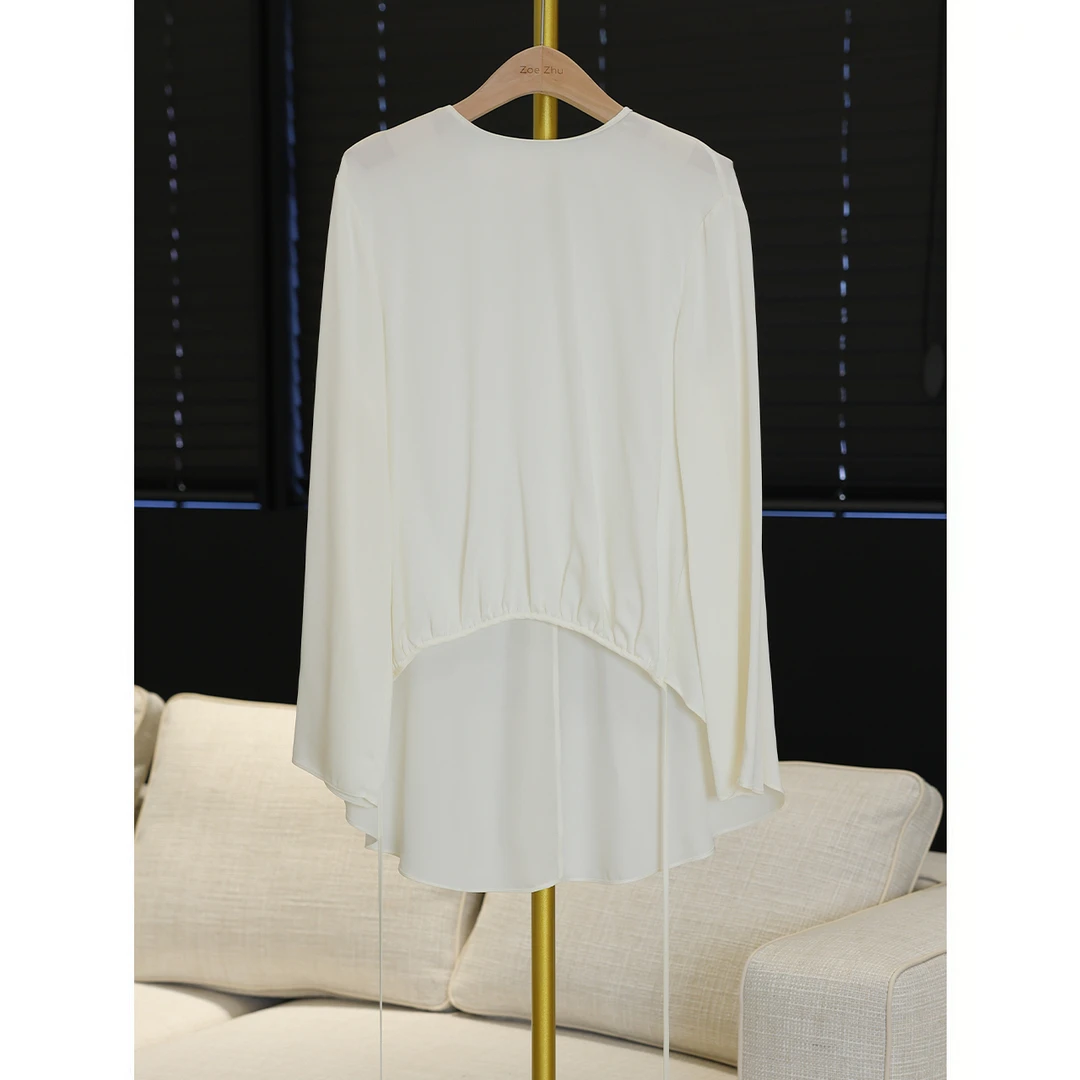 MY WANTS 2025潮流通勤风长袖休闲风薄款圆领百搭DY2416