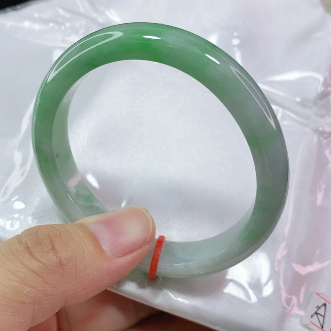 未镶嵌手镯翡翠*️**53.8圈口贵妃品质杠杠的