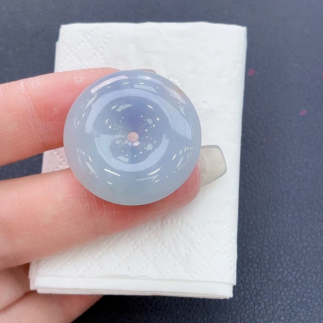 翡翠颈饰未镶嵌精品•平安扣吊坠