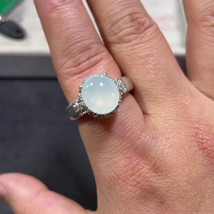 翡翠未镶嵌戒指缅甸天然翡翠