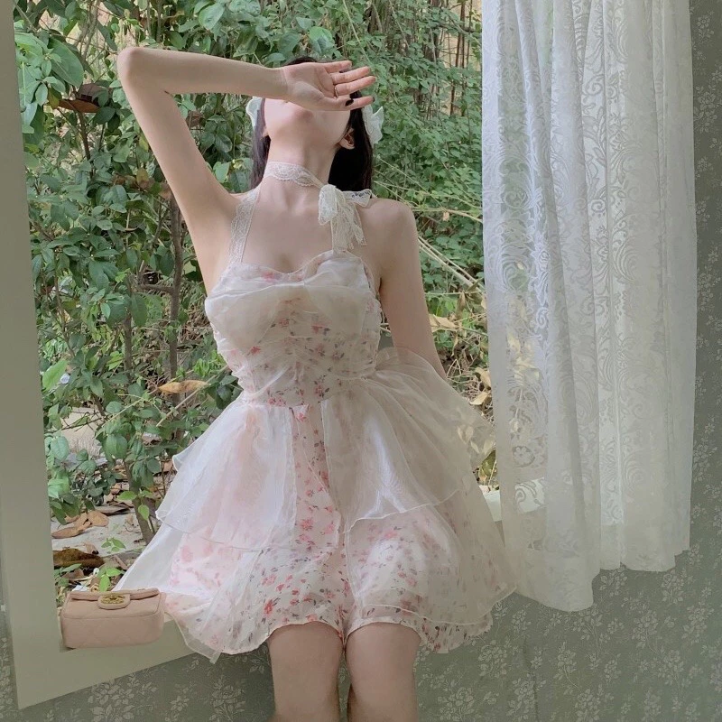 子鱼之伊/编号01-600少女甜美公主风时尚蕾丝初恋可爱小裙子