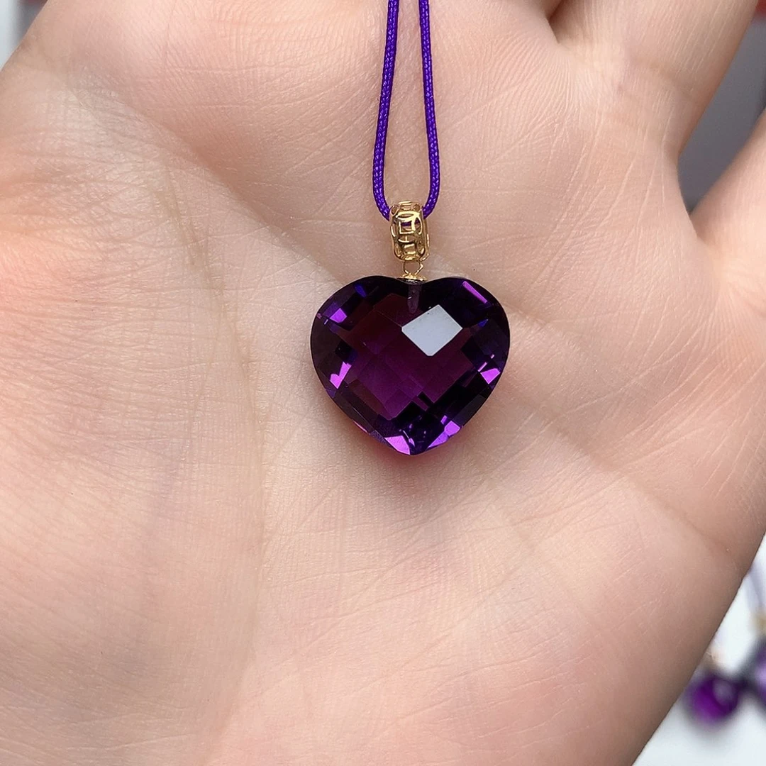 18K金镶嵌吊坠(赠链)紫晶福利款