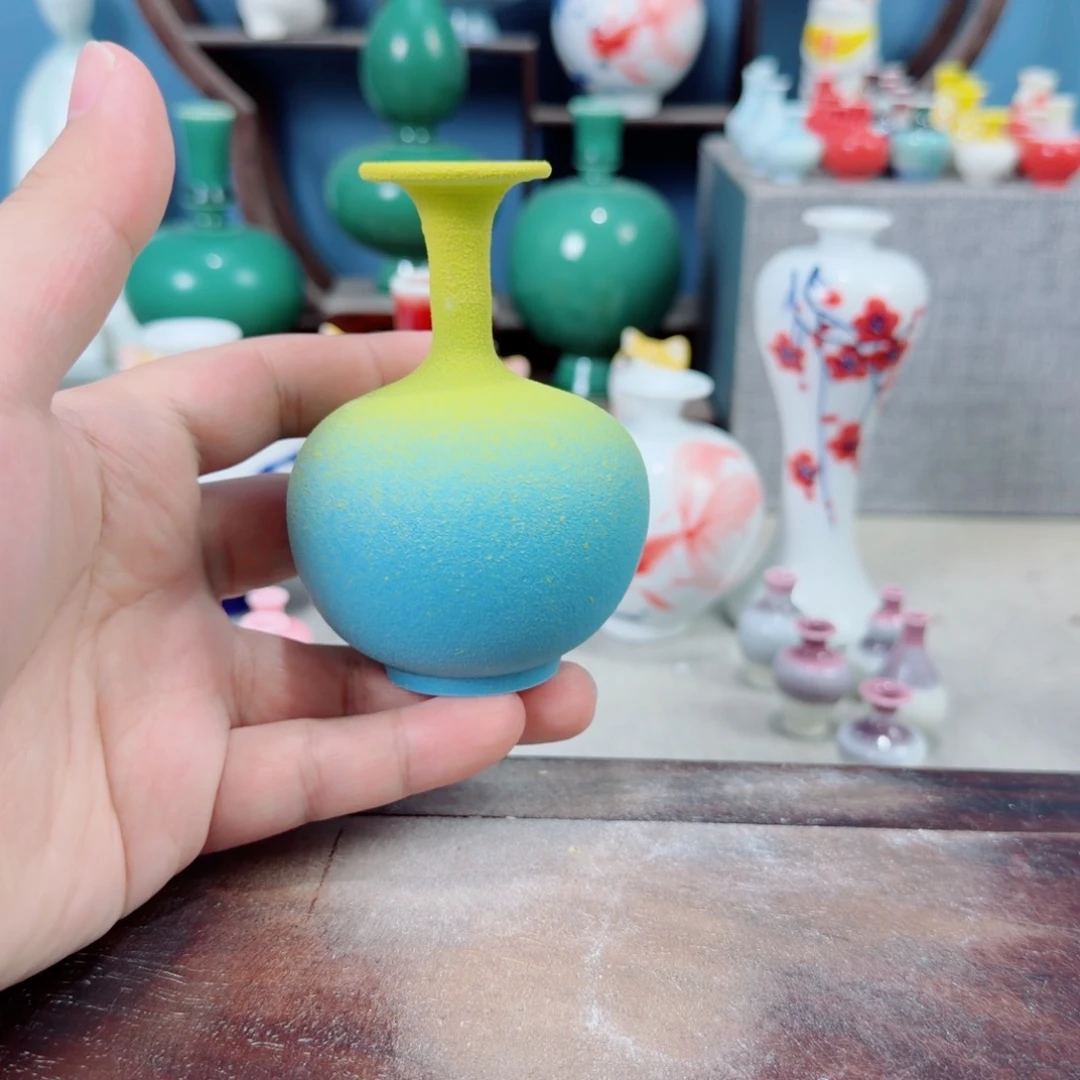 陶瓷手工小花器摆件