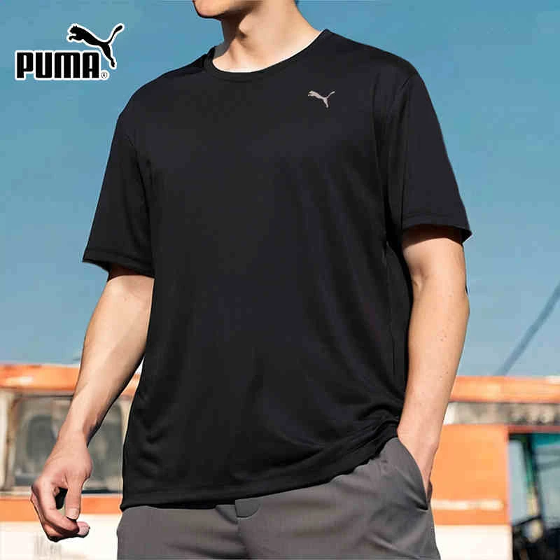 PUMA/彪马男士百搭运动休闲跑步吸湿速干透气排汗短袖T恤520759