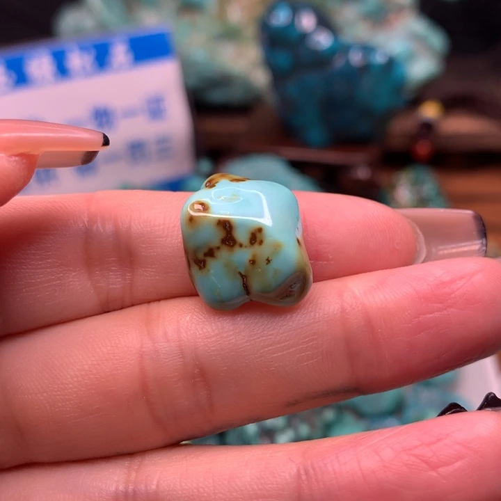 绿松石原矿未镶嵌小*