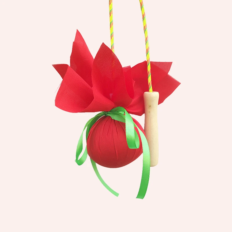 艾草流星球健身球单广场舞甩球家用捶背艾草流星手球