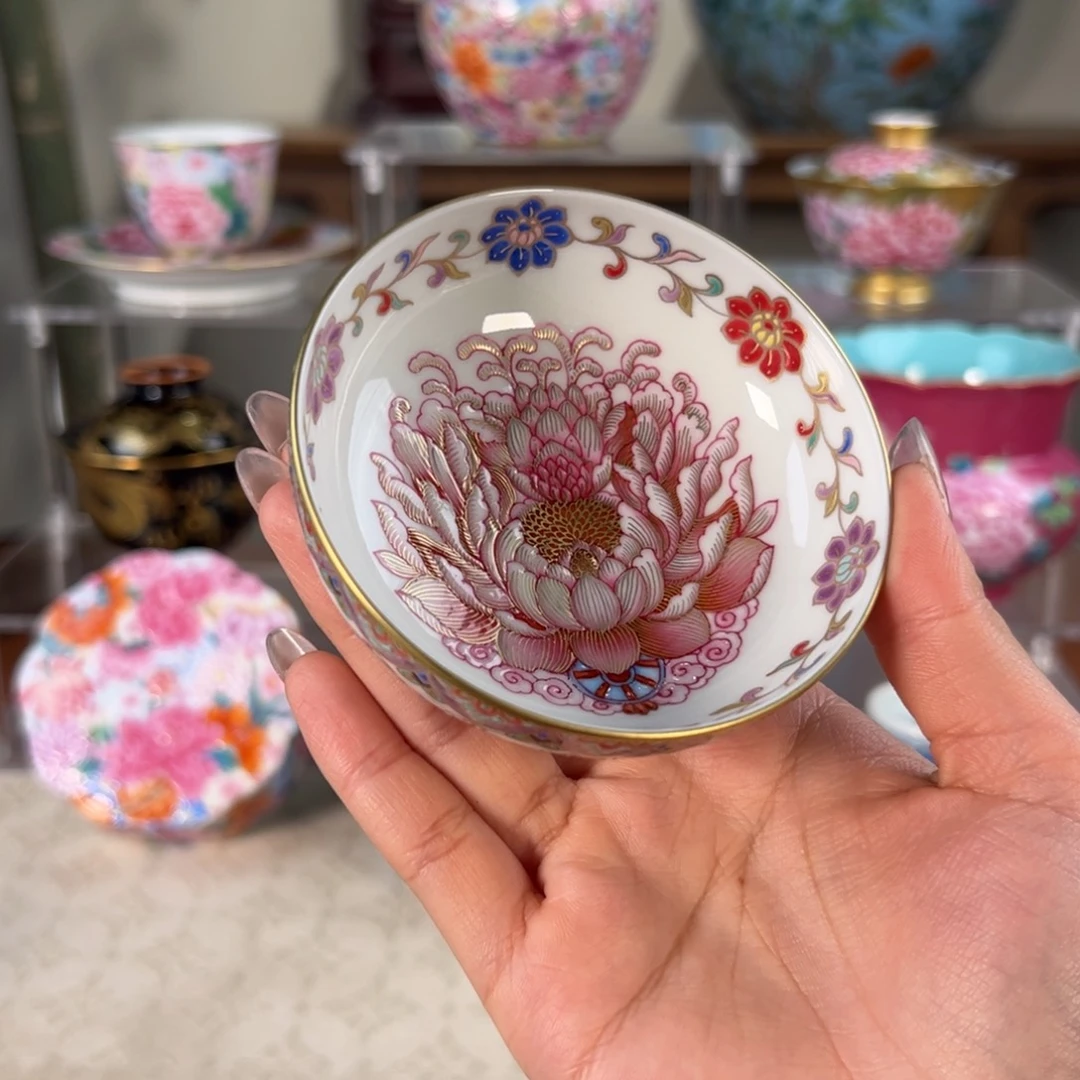 纯手工手绘 高端茶器