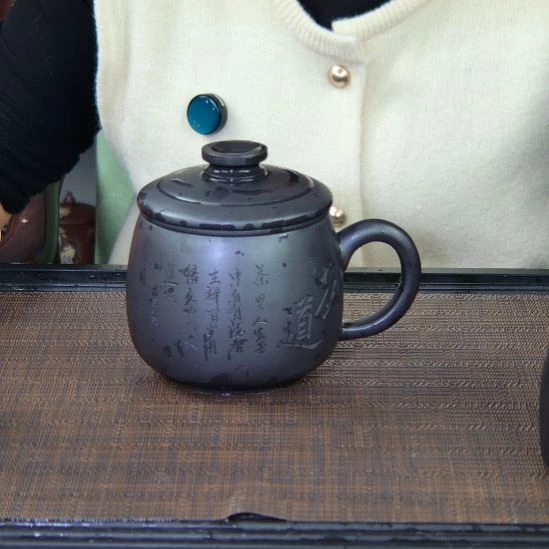 紫砂茶杯高货放漏