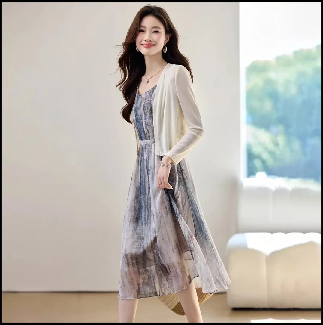 2025新款套装韩版中长款通勤时尚套装休闲风百搭简约通勤