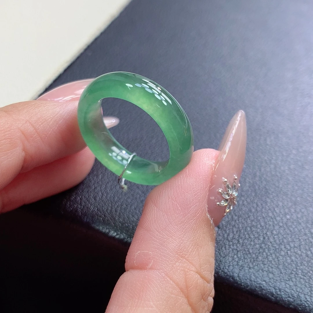 翡翠未镶嵌戒指16-17号