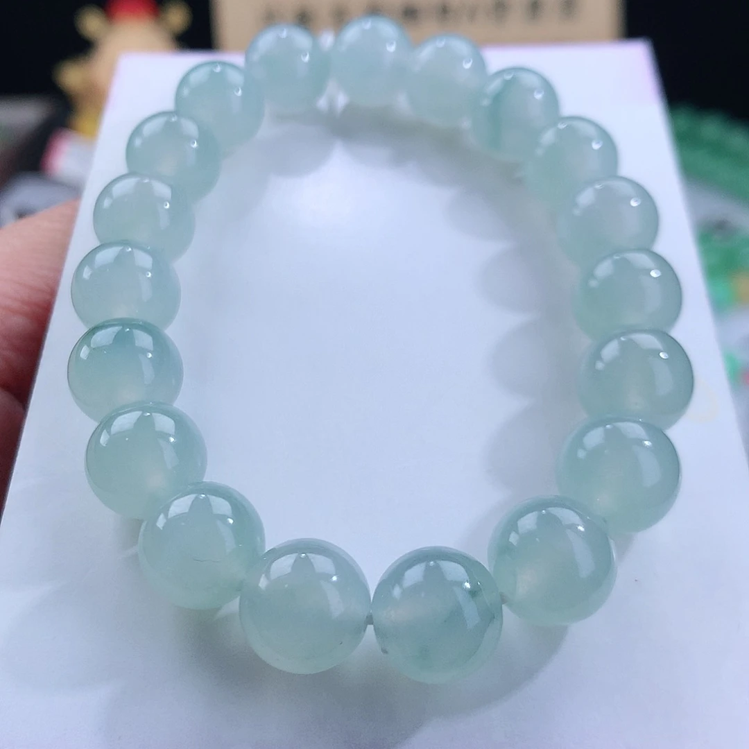 翡翠手链未镶嵌卡10mm