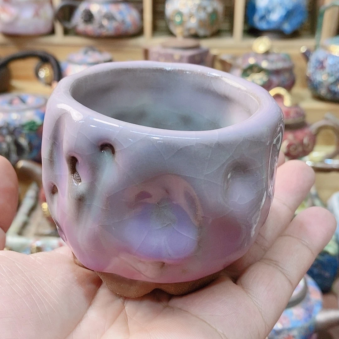 粗陶志野柴烧茶器