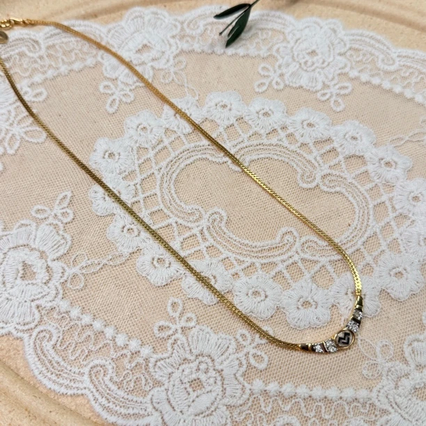 90新  【六六中古】孤品复古项链th7070链长40