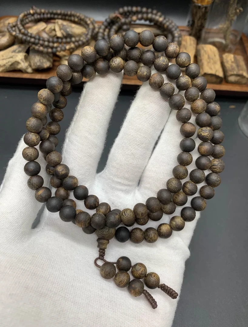 沉香棋楠手串多圈07沉水多样发1