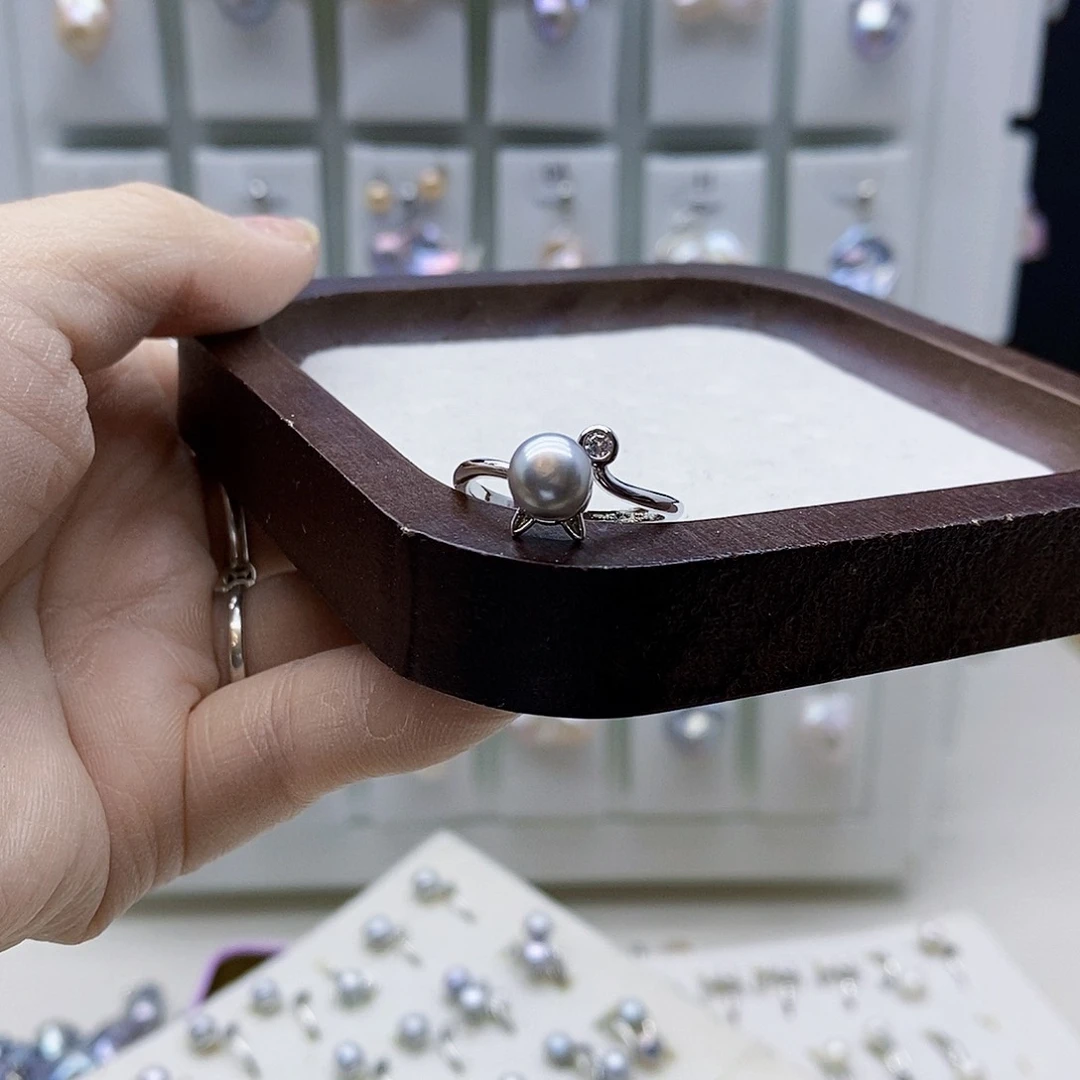 颈饰合金淡水珍珠