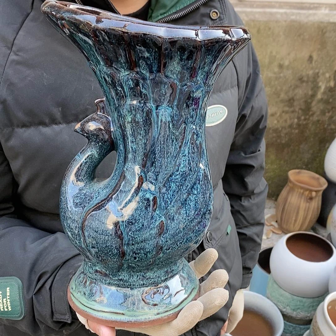 紫砂花盆正品口17高28