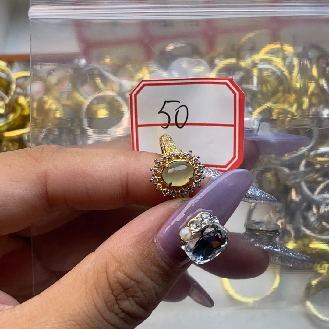 翡翠戒指合金翡翠首饰