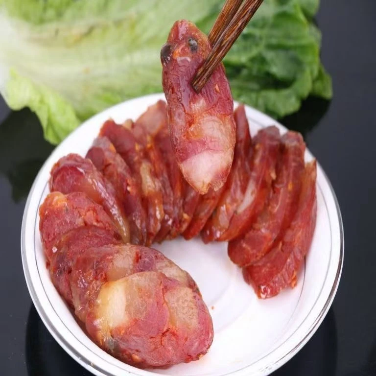 微麻辣香肠四川大巴山农家自己柴火烟熏腊肠