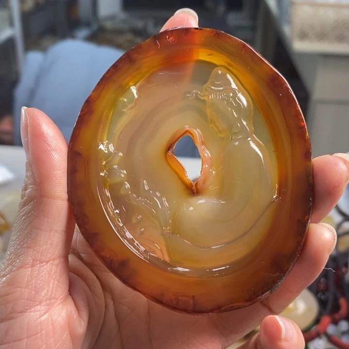 玛瑙/玉髓吊坠(不含链)未镶嵌