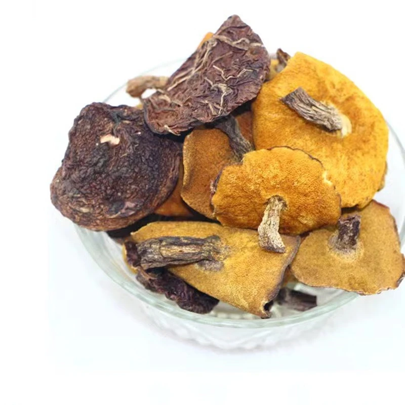 东北松蘑干货自然晒干可炖鸡的美味菌菇